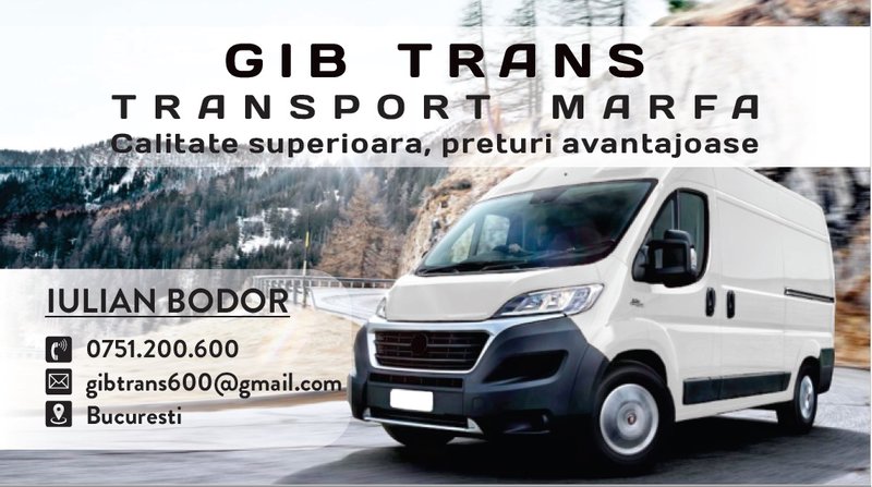 GIB Trans - Transport marfa, mobilier, electrocasnice, bagaje